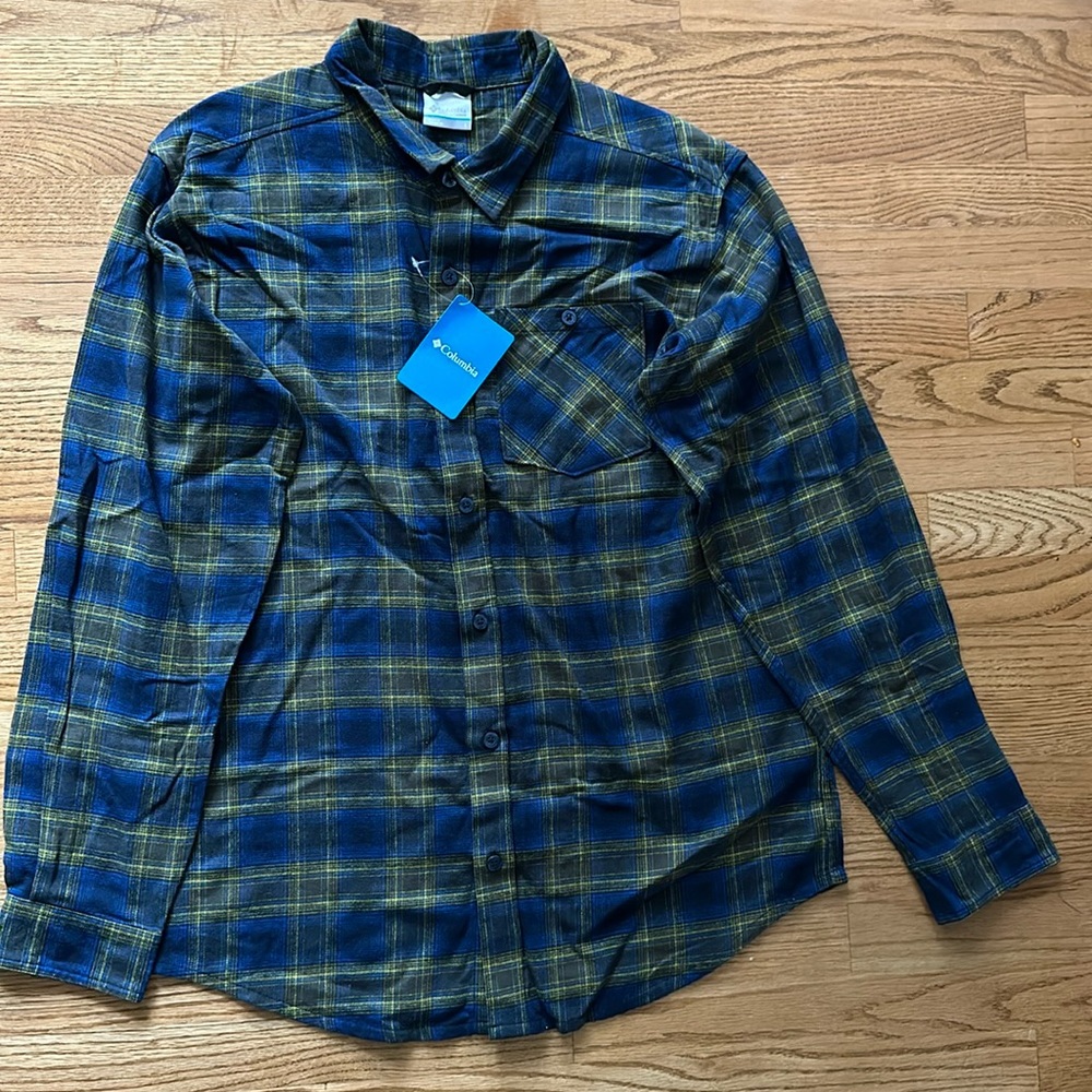 Columbia Long Sleeve Flannel Button Down